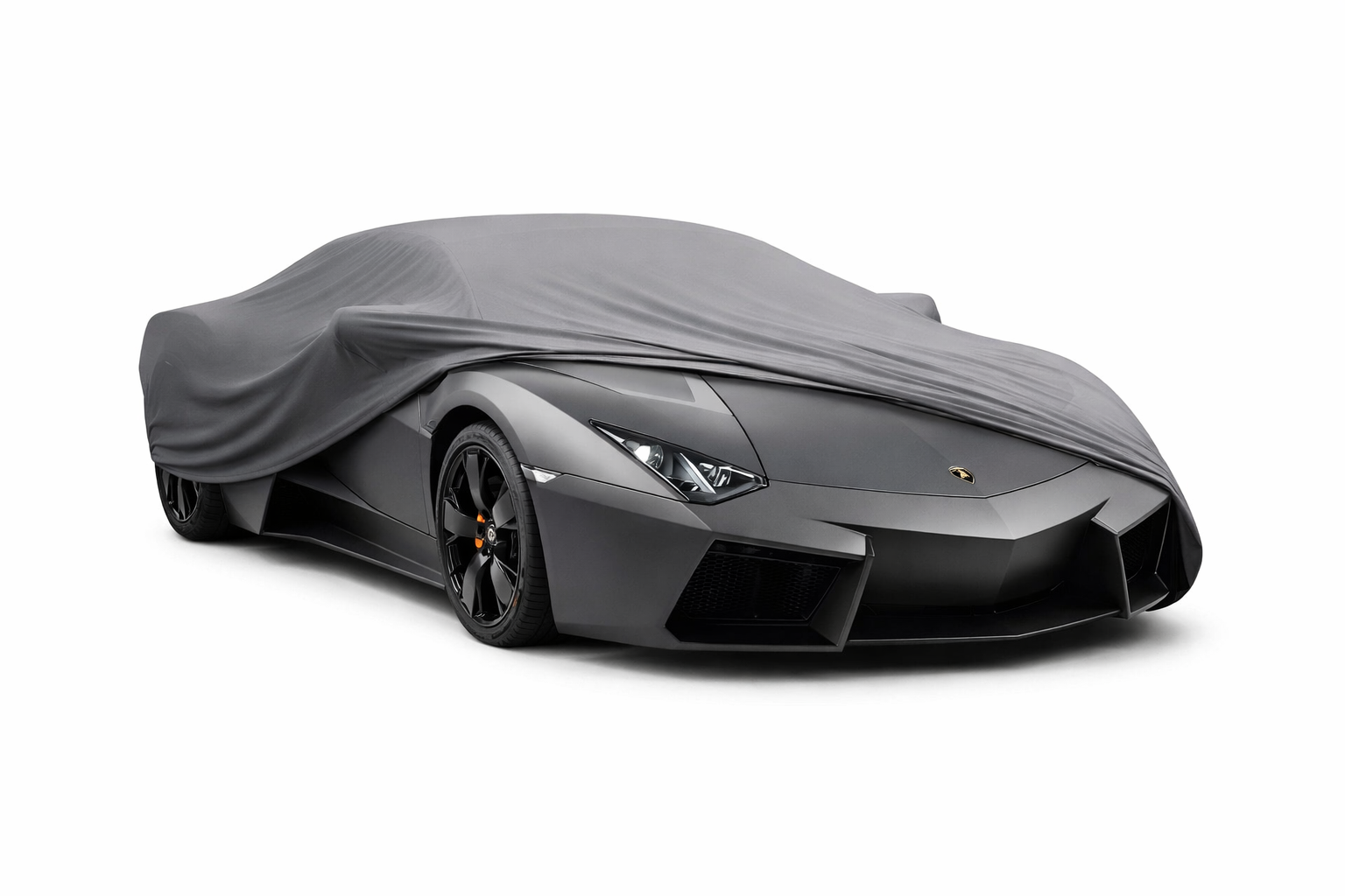 Ganzgarage Indoor Stretch Cover Carcover für Lamborghini Reventón Grau