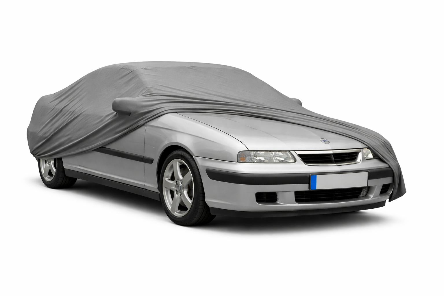 Ganzgarage Indoor Stretch Cover Carcover für Opel Calibra Grau