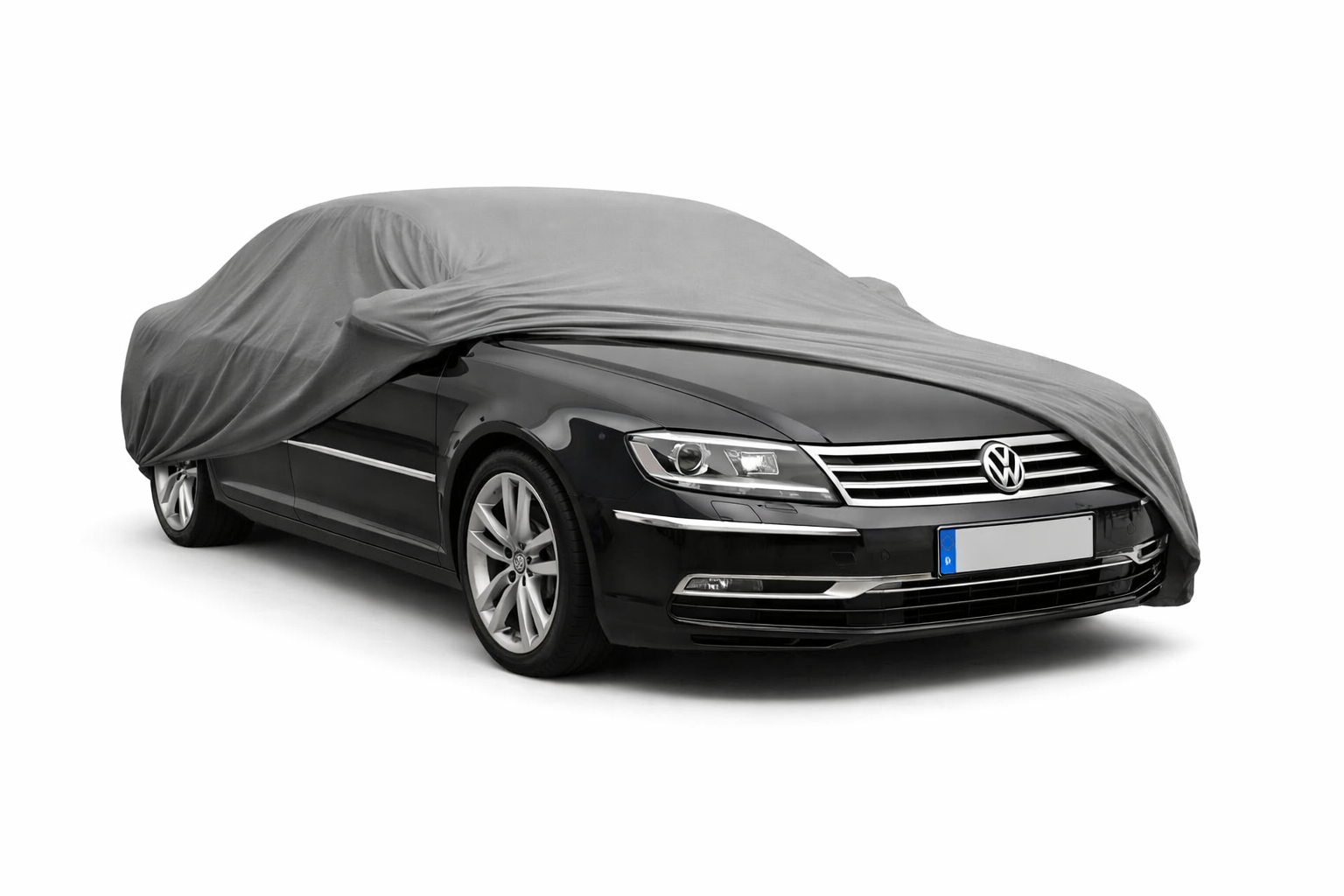 Ganzgarage Indoor Stretch Cover Carcover für VW Phaeton Grau