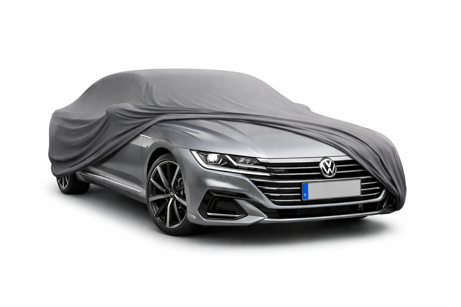 Ganzgarage Indoor Stretch Cover Carcover für VW Arteon Shooting Brake Grau