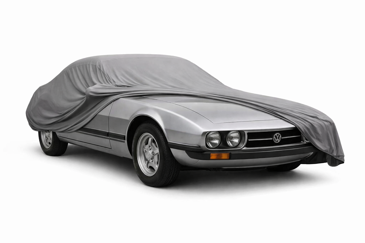 Ganzgarage Indoor Stretch Cover Carcover für VW SP2 Grau