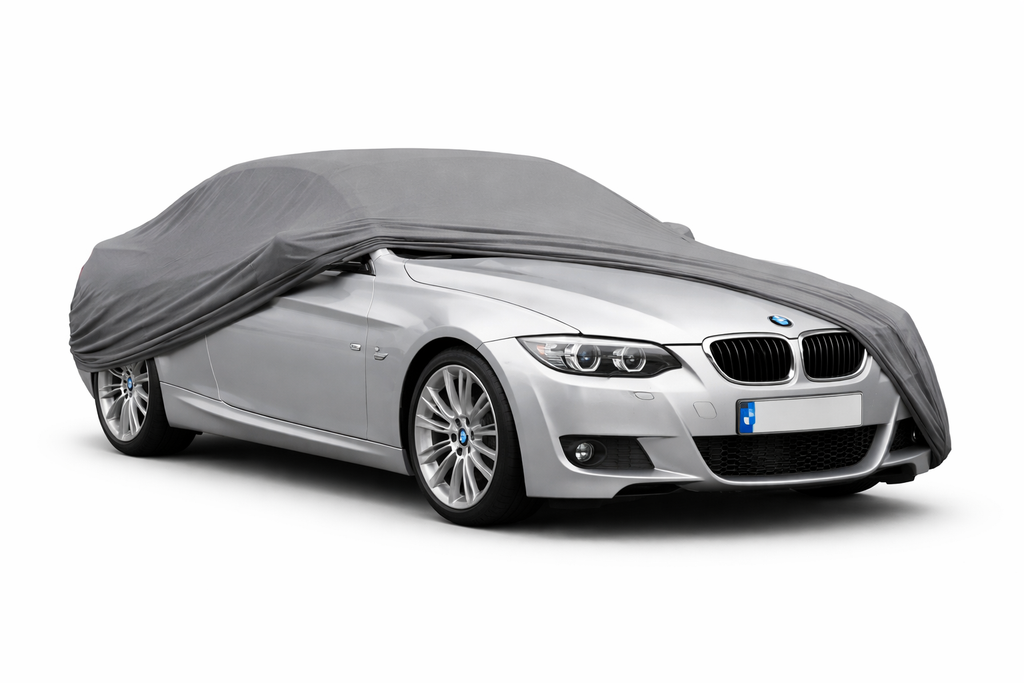 Ganzgarage Indoor Stretch Cover Carcover für BMW 3er E93 Cabrio Grau