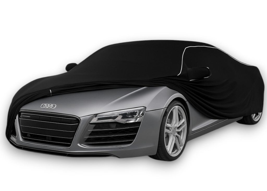 Ganzgarage Indoor Stretch Cover Carcover für Audi R8 Schwarz