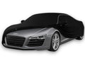 Ganzgarage Indoor Stretch Cover Carcover für Audi R8 Schwarz