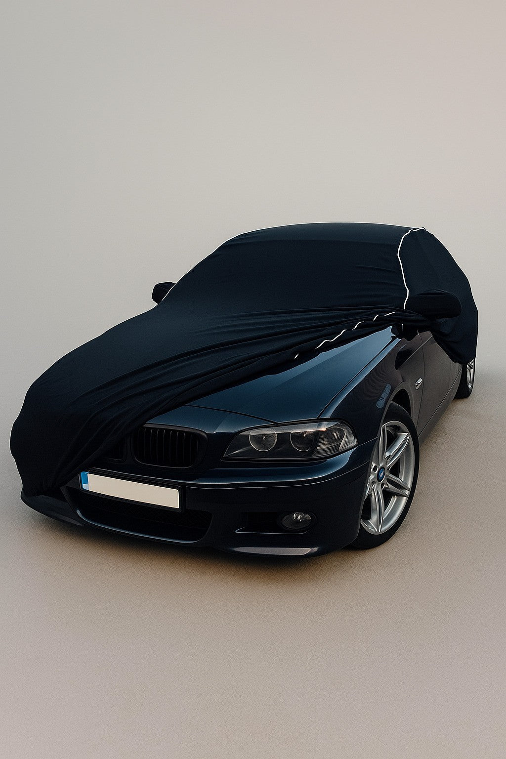 Ganzgarage Indoor Stretch Cover Carcover für BMW E39 Schwarz