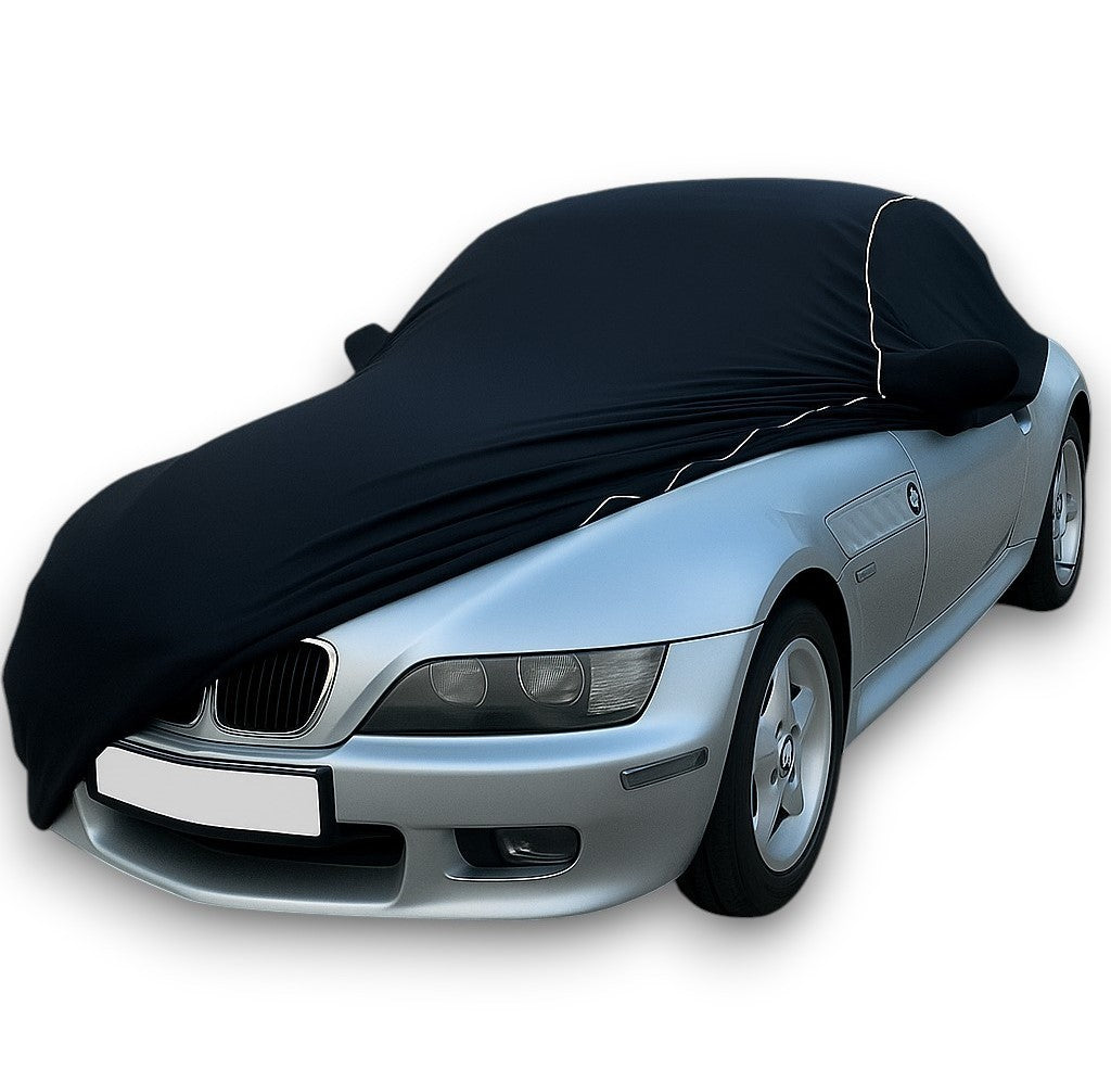 Ganzgarage Indoor Stretch Cover Carcover für BMW Z3 Schwarz.