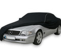 Ganzgarage Indoor Stretch Cover Carcover für Mercedes Benz SL R129 Schwarz.