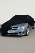 Ganzgarage Indoor Stretch Cover Carcover für Mercedes SL R230 Schwarz