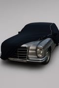 Ganzgarage Indoor Stretch Cover Carcover für Mercedes W108 W109 Schwarz
