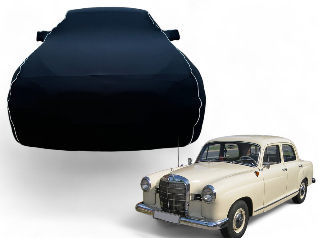 Ganzgarage Indoor Stretch Cover Carcover für Mercedes W121 Schwarz