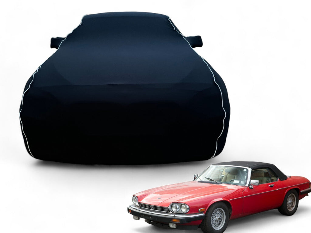 Ganzgarage Indoor Stretch Cover Carcover für Jaguar XJS Schwarz