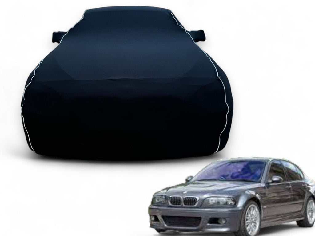 Ganzgarage Indoor Stretch Cover Carcover für BMW E46 Schwarz