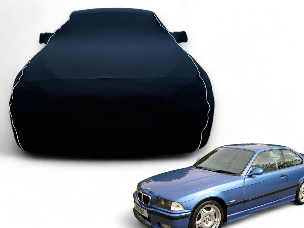 Ganzgarage Indoor Stretch Cover Carcover für BMW E36 Cabrio & Coupe Schwarz