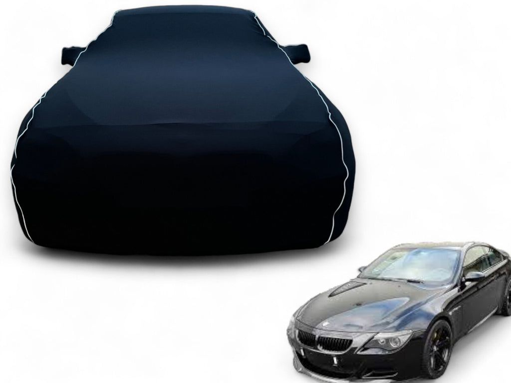 Ganzgarage Indoor Stretch Cover Carcover für Bmw 6er e63 e64 Schwarz