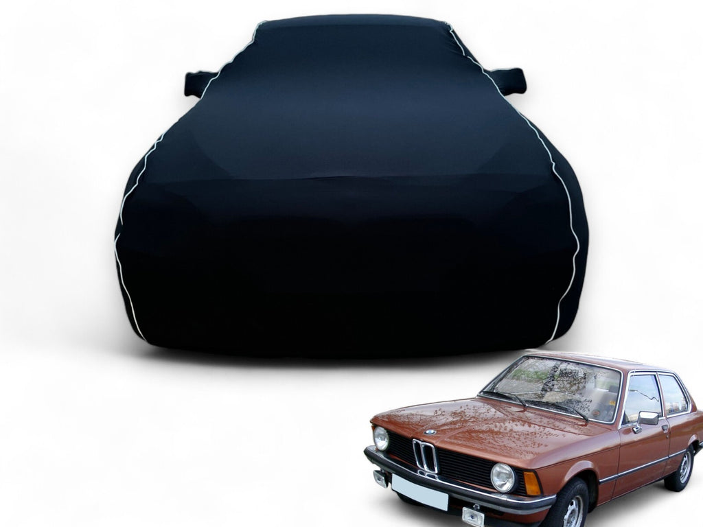 Ganzgarage Indoor Stretch Cover Carcover für Bmw 3er E21 323i Schwarz