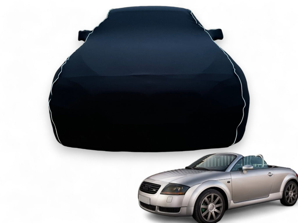Ganzgarage Indoor Stretch Cover Carcover für Audi TT Cabrio 8N Schwarz