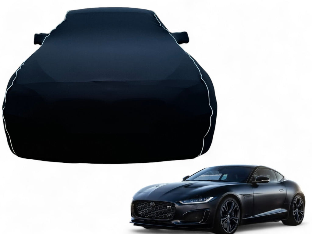 Ganzgarage Indoor Stretch Cover Carcover für Jaguar F Type Coupe Schwarz