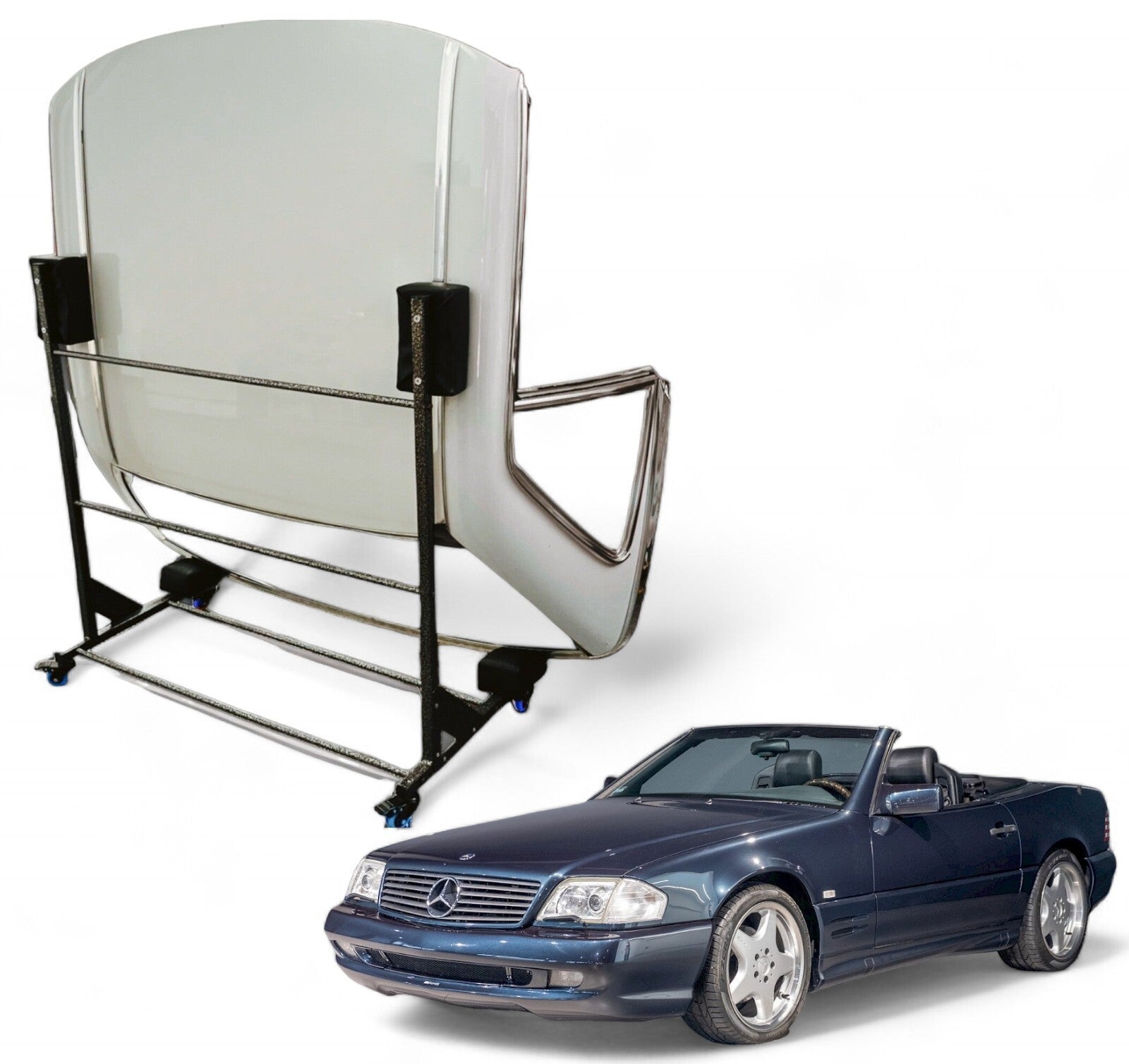 Hardtopständer Dachständer Hardtopwagen Cabrio für Mercedes SL R129