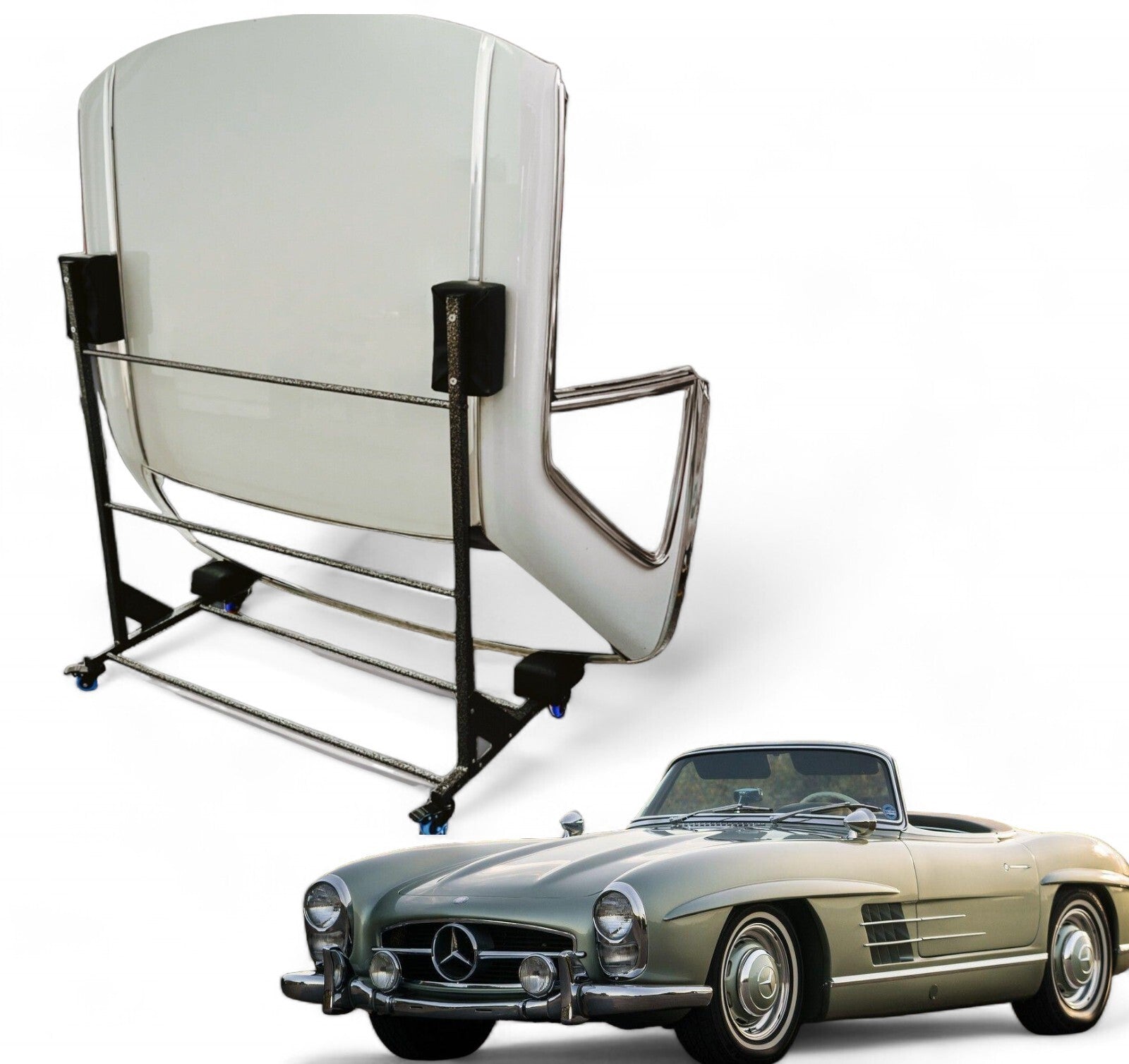 Hardtopständer Dachständer Hardtopwagen für Mercedes 300SL W198 SL