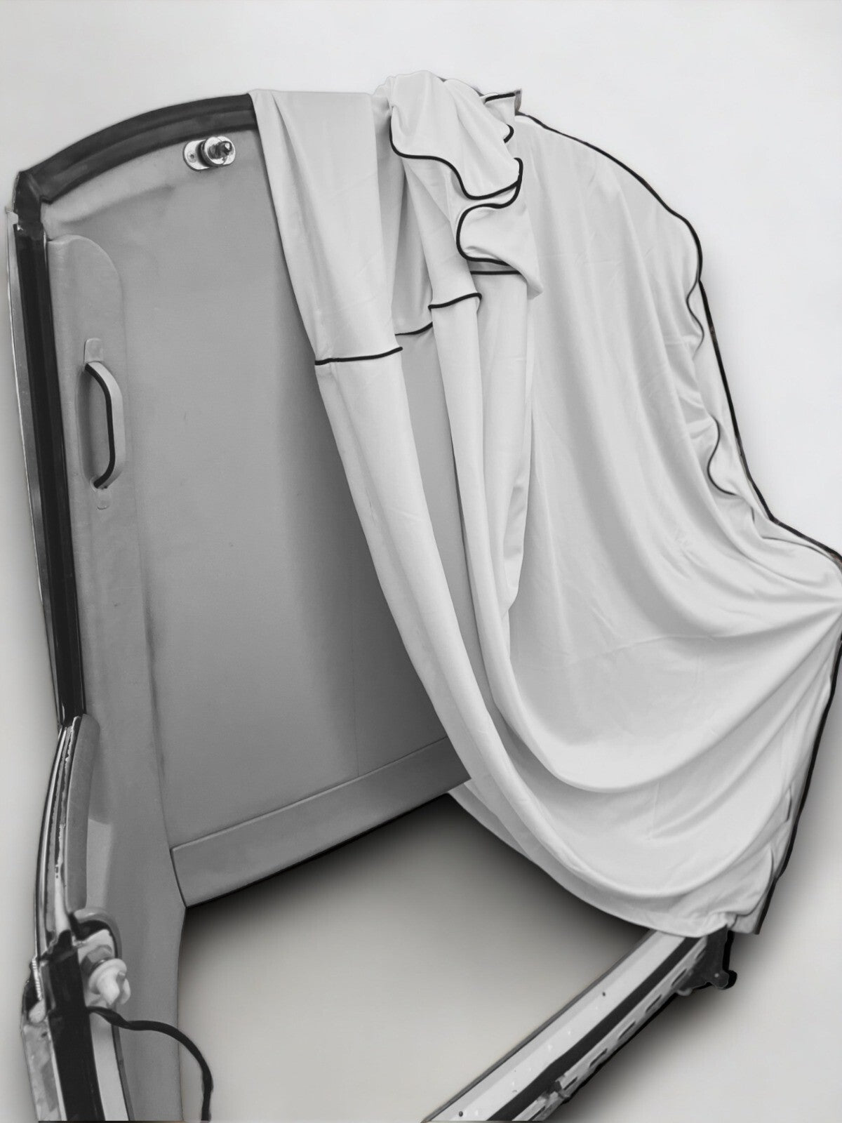 Hardtopcover Staubschutzhülle Cover Hardtophülle für Renault Floride weiß.