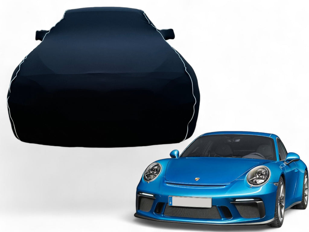 Ganzgarage Indoor Stretch Cover Carcover für Porsche 991 Schwarz.