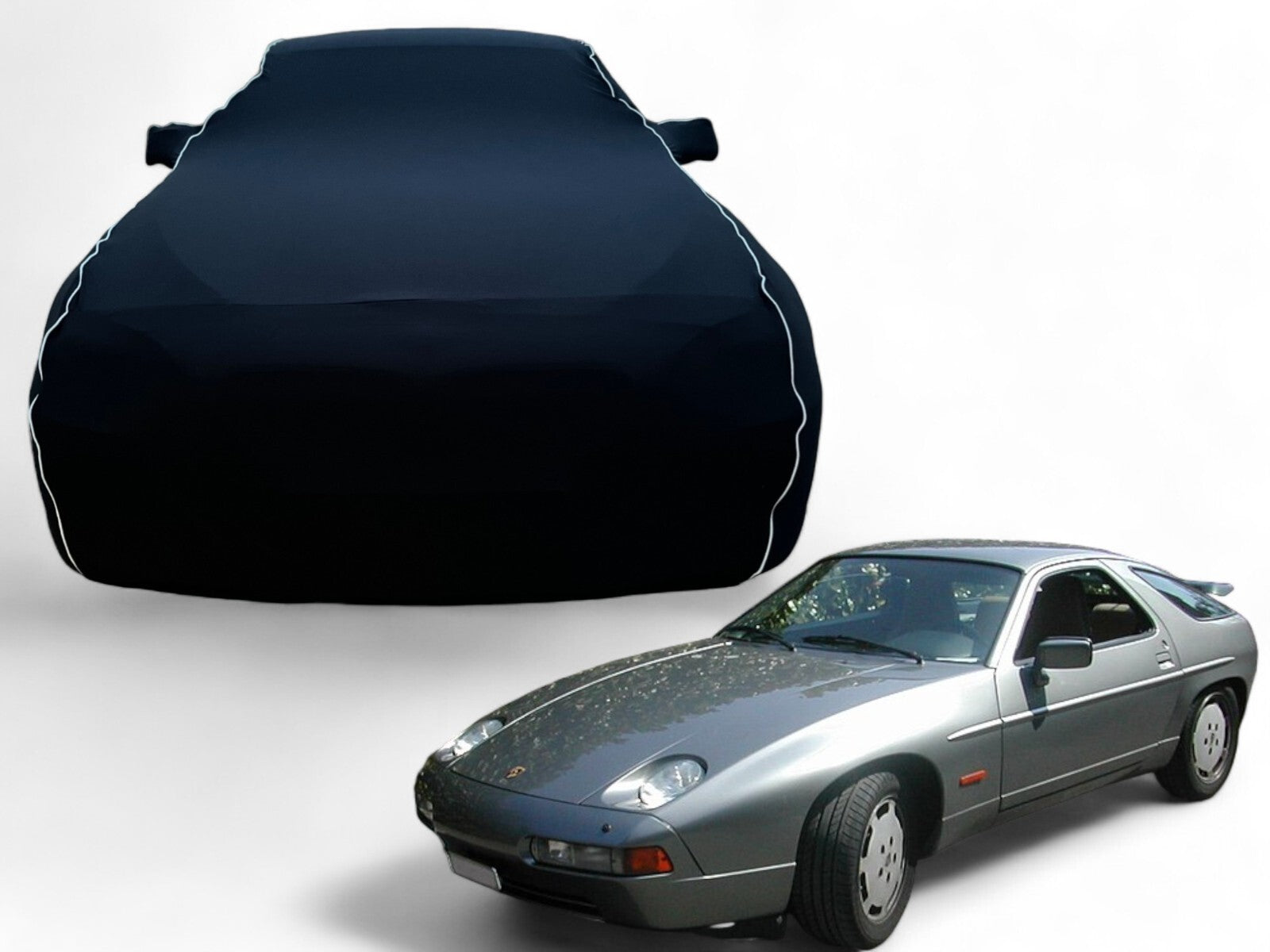 Ganzgarage Indoor Stretch Cover Carcover für Porsche 928 S4 GT GTS Schwarz
