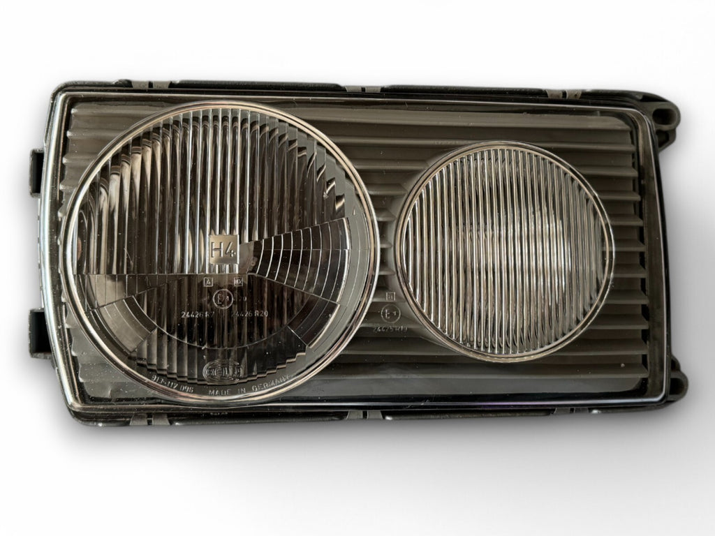 Komplett Scheinwerfer für Mercedes W123 Ochsenauge original E1 Links wie neu