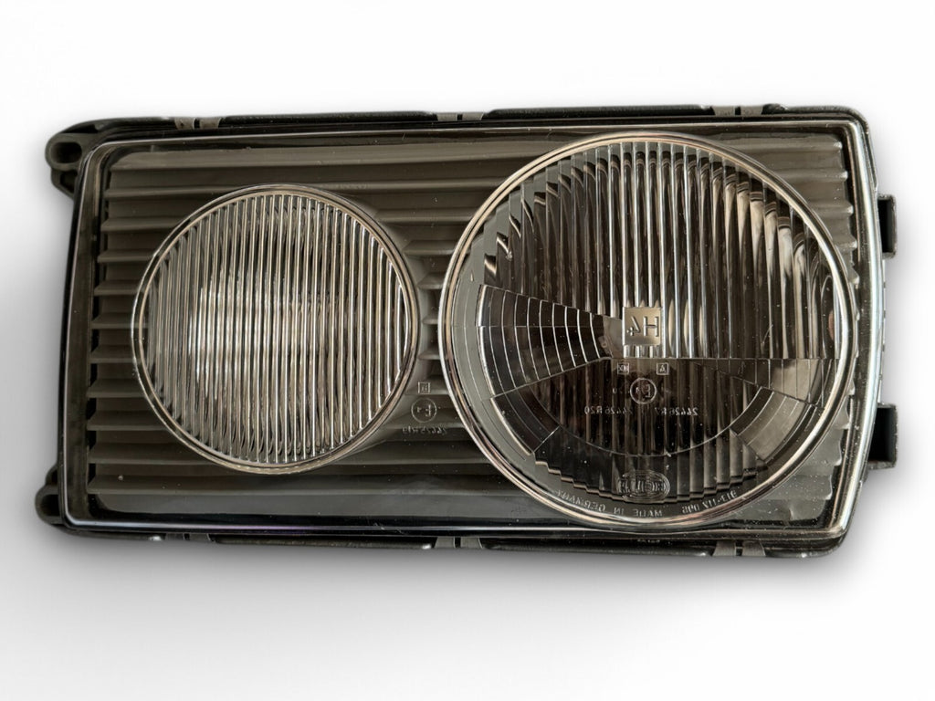 Komplett Scheinwerfer für Mercedes W123 Ochsenauge original E1 Rechts wie neu