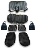 Sitzbezüge Bezüge Sitze für Opel Rekord C 1966 - 1972 schwarz