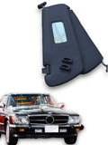 Sonnenblenden Sunvisor Paar mit Stangen + Clips für Mercedes SL R107 Blau.