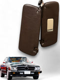 Sonnenblenden Sunvisor Paar mit Stangen + Clips für Mercedes SL R107 Braun