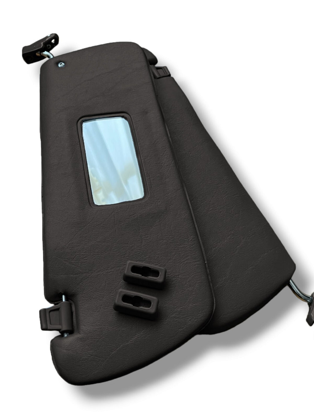 Sonnenblenden Sunvisor Paar mit Stangen + Clips für Mercedes SL R107 Schwarz.