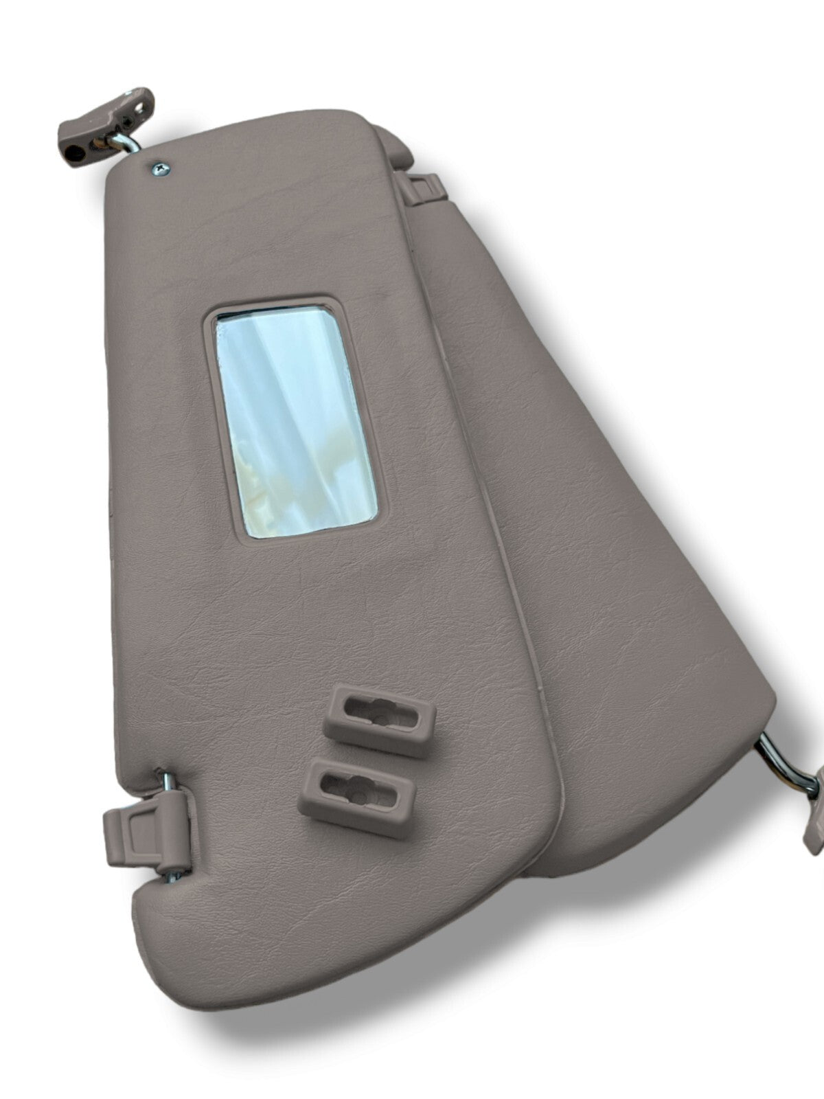 Sonnenblenden Sunvisor Paar mit Stangen + Clips für Mercedes SL R107 Grau