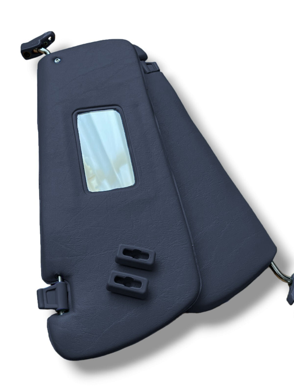 Sonnenblenden Sunvisor Paar mit Stangen + Clips für Mercedes SL R107 Blau.