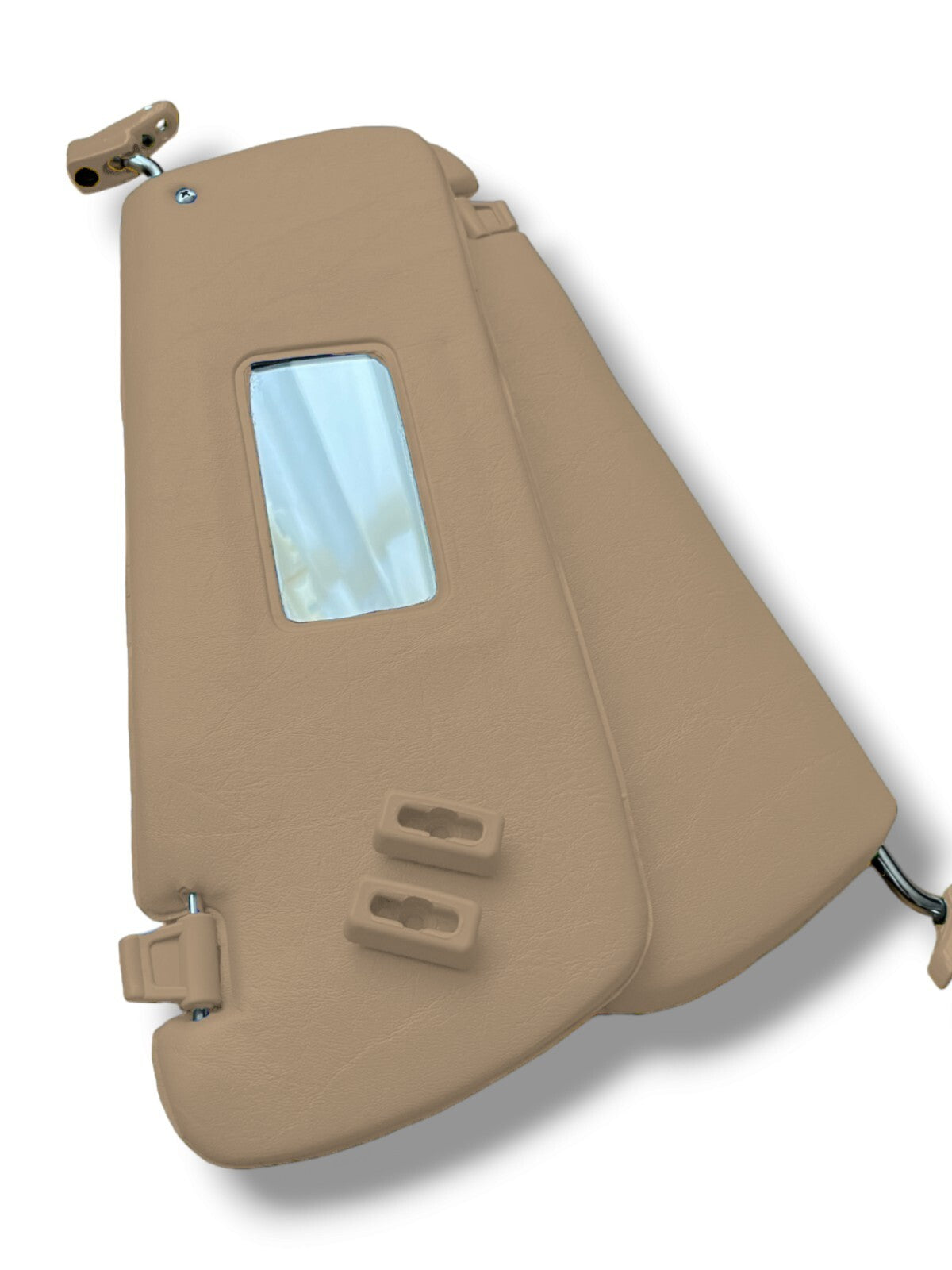 Sonnenblenden Sunvisor Paar mit Stangen + Clips für Mercedes SL R107 Beige