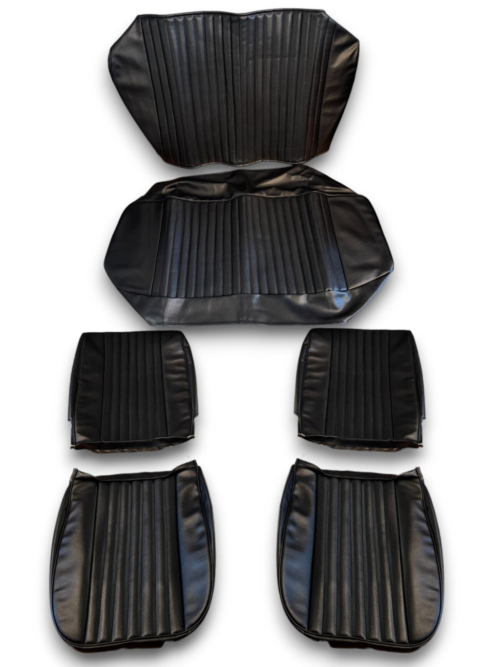 Sitzbezüge Bezüge für VW Käfer 1300 - 1303 Limousine Schwarz