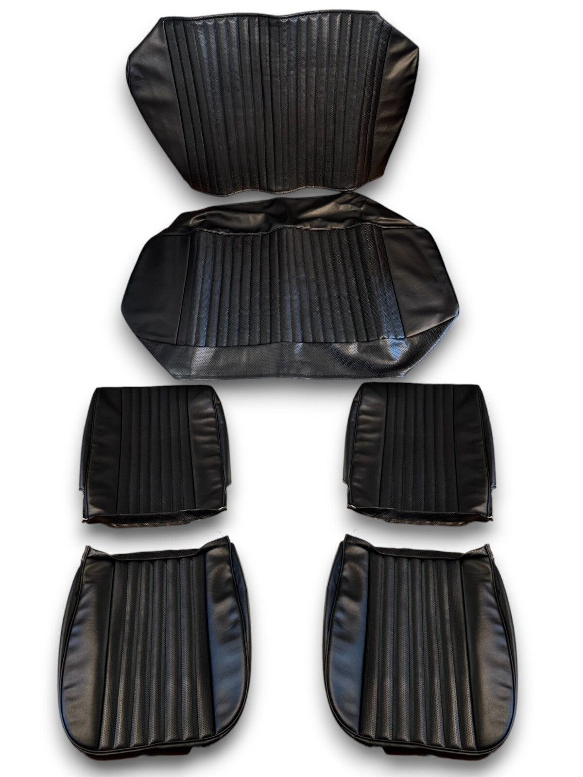 Sitzbezüge Bezüge für VW Käfer 1300 - 1303 Limousine Schwarz