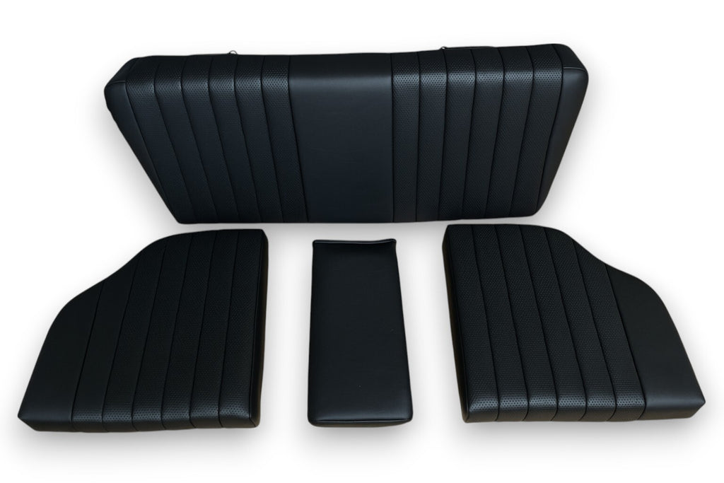Rückbank Notsitze Kindersitze für Mercedes Benz SL 107 SL R107 W107 Schwarz