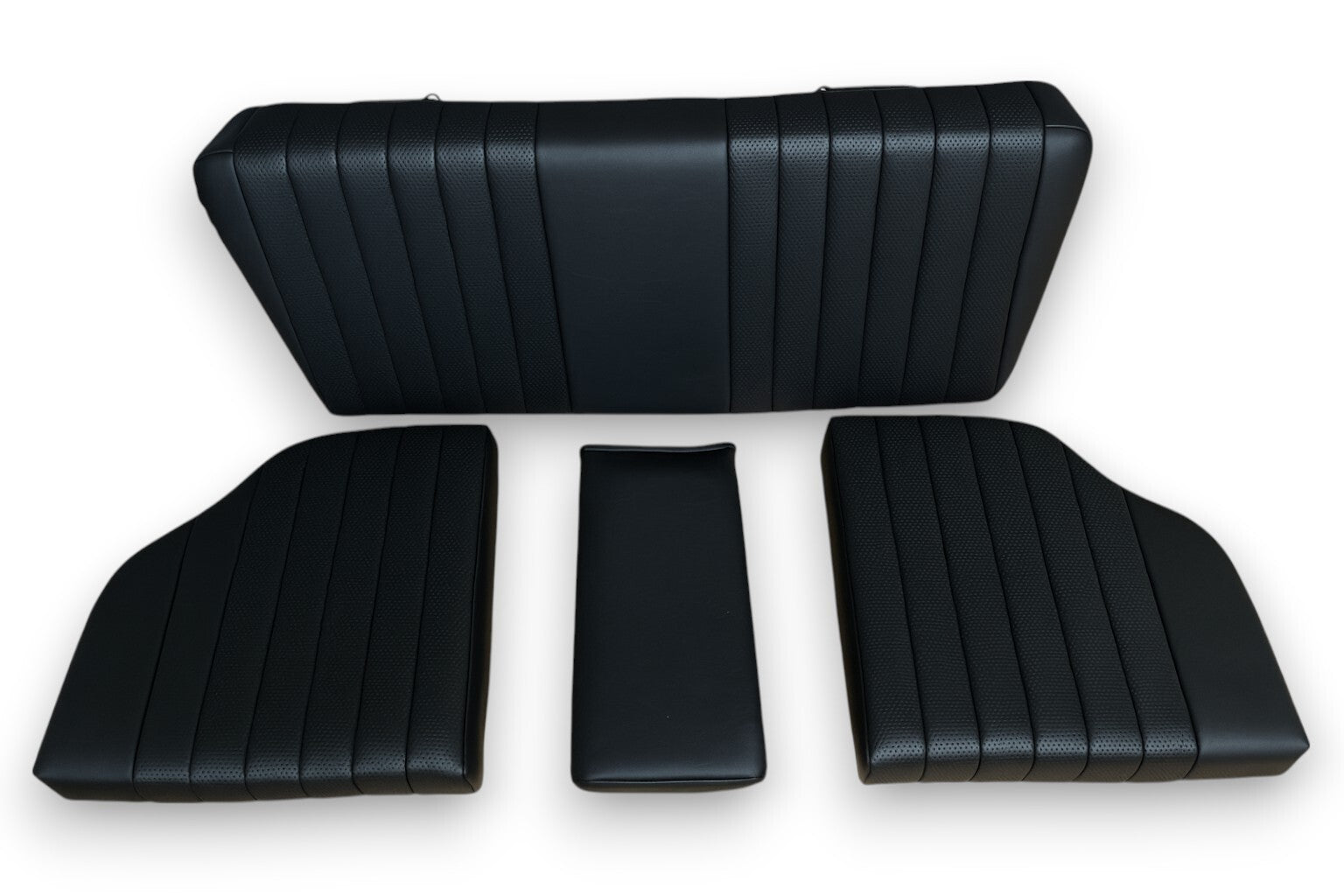 Rückbank Notsitze Kindersitze für Mercedes Benz SL 107 SL R107 W107 Schwarz