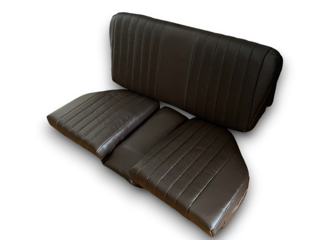 Rückbank Notsitz Kindersitz + Sicherheitsgurte für Mercedes Benz SL R107 braun
