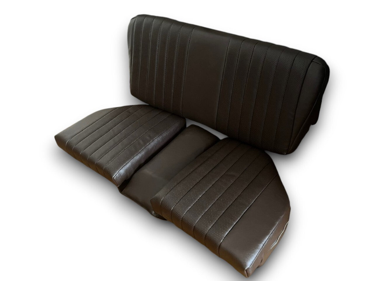 Rückbank Notsitz Kindersitz + Sicherheitsgurte für Mercedes Benz SL R107 braun