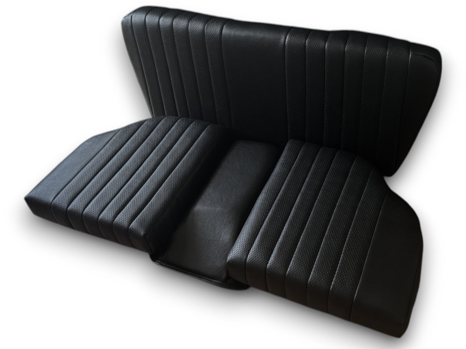 Rückbank Notsitze Kindersitze für Mercedes Benz SL 107 SL R107 W107 Schwarz