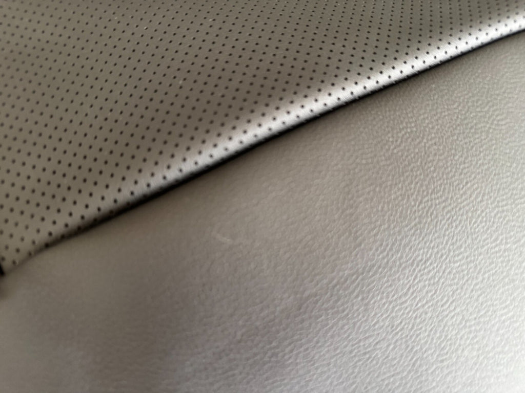 Sitzbezug Sitzfläche Vordersitz für Mercedes W212 Beifahrerseite Weiße Nähte.