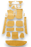 Teppichsatz Teppich für Mercedes W114 W115 Coupe Gummi Absatzschoner Beige
