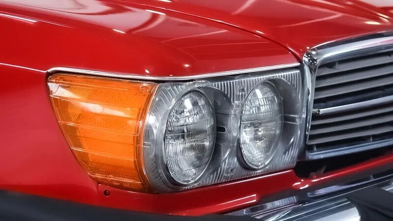 Umrüst Scheinwerfer komplettes Set für Mercedes R107 SL SLC W107 US auf EU