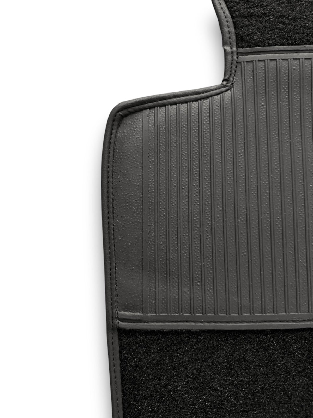 Teppichsatz Teppich für Mercedes SL107 R107/W107 Gummi Absatzschoner schwarz