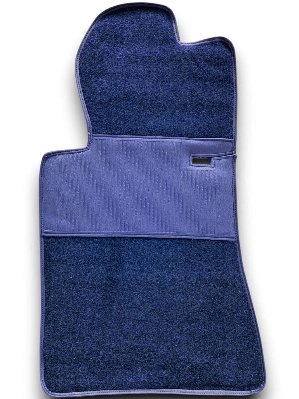 Teppichsatz Teppich für Mercedes SL107 R107/W107 Gummi Absatzschoner Blau