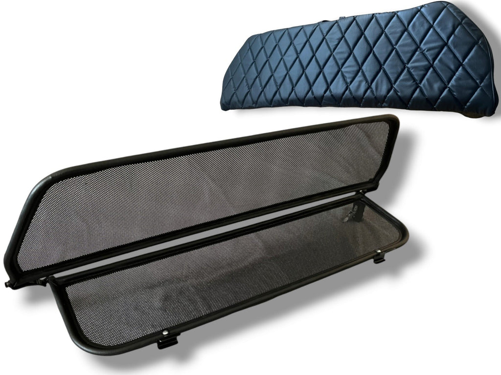 Windschott Windstop Windschutz für Mercedes SL107 SL R107 Schwarz Inkl Tasche.
