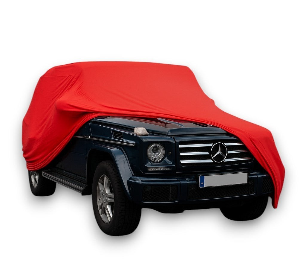 Ganzgarage Indoor Stretch Cover Carcover für VW Touareg Rot