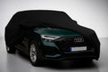 Ganzgarage Indoor Stretch Cover Carcover für Audi Q8 Schwarz